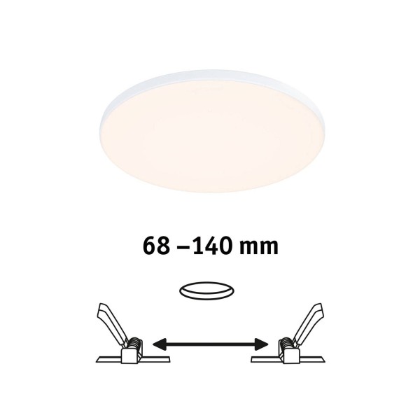 Paulmann veluna edge led inbouw ip44 3. 000k o 16cm 2