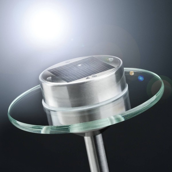 Paulmann solarlamp ufo m. Led ip44 uit roestvrij staal 2