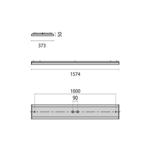 Performance in Lighting Plafondlamp SL630AB DALI+Touch 157cm wit 4.000K