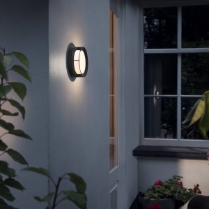 Philips Actea myGarden – ronde LED buitenwandlamp