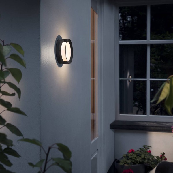 Philips actea mygarden - ronde led buitenwandlamp