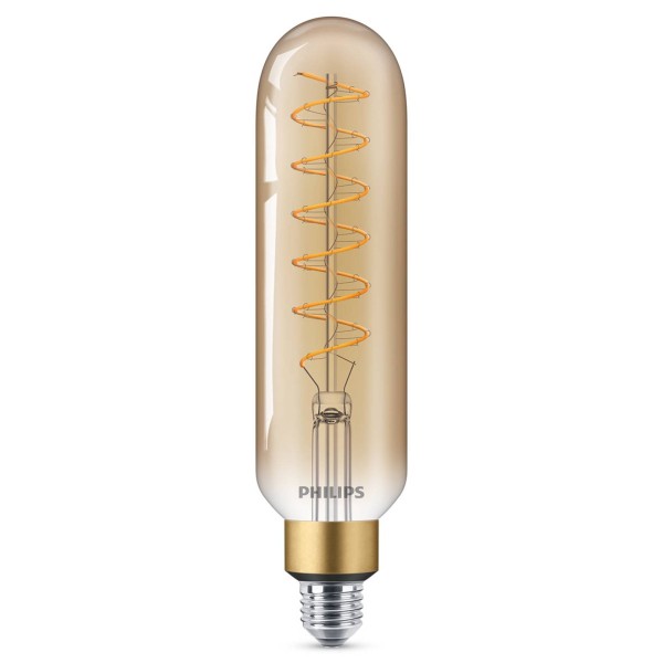 Philips e27 giant buislamp 7w goud dimbaar.