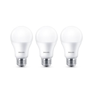 Philips E27 LED lamp A60 8W 2700K mat 3/pak