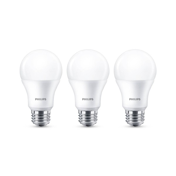 Philips e27 led lamp a60 8w 2700k mat 3/pak