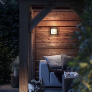 Philips Hoekige LED buitenwandlamp Drosera myGarden