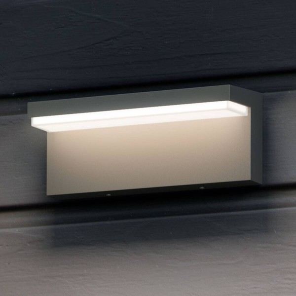 Philips hoekige led-buitenwandlamp bustan