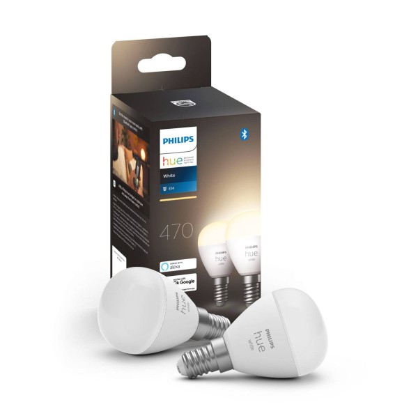 Philips hue white led druppellamp 2 x e14 57w 3