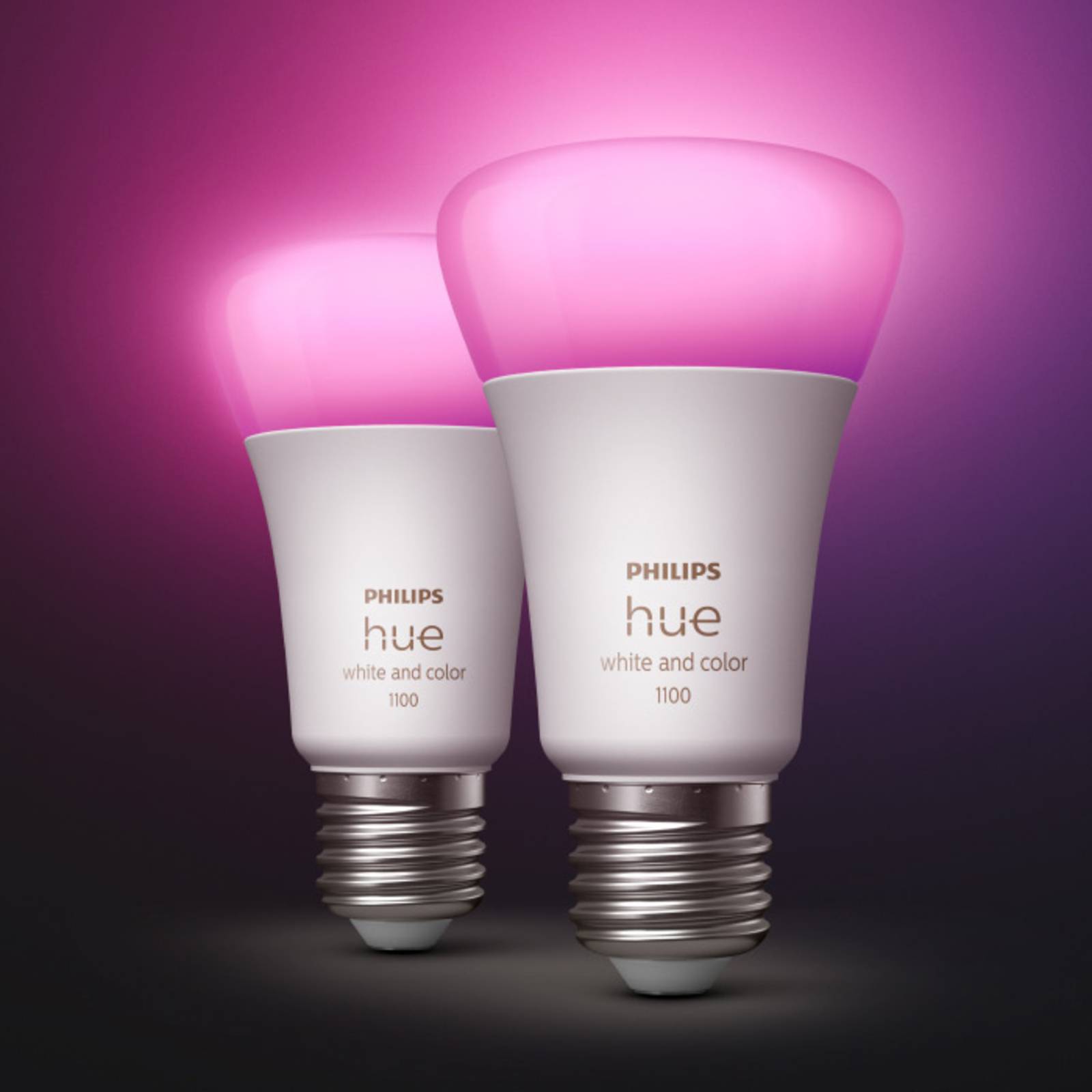 Philips hue white&color ambiance e27, 2 per pak