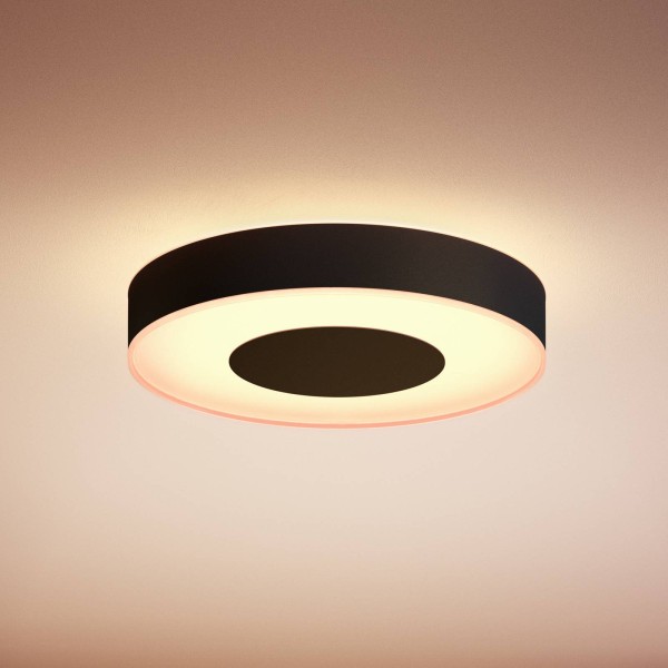 Philips hue xamento led plafondlamp 38cm zwart