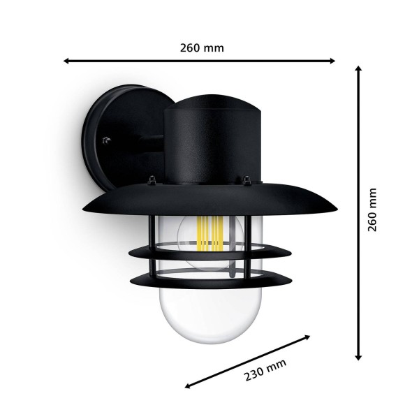 Philips buitenwandlamp inyma