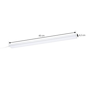 Prios Ashtonis LED meubelverlichting, hoekig 40 cm