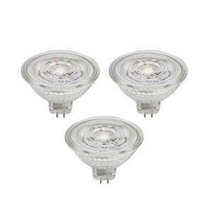 Prios LED reflectorlamp GU5.3 4.3W 345lm 36° helder 830 set van 3