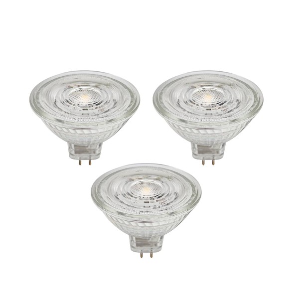 Prios led reflectorlamp gu5. 3 4. 3w 345lm 36° helder 830 set van 3