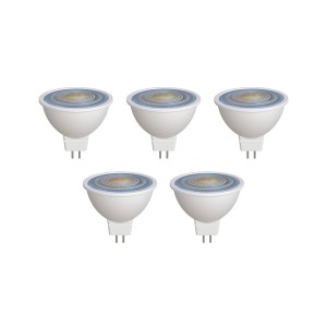 Prios LED reflectorlamp GU5.3 7.5W 621lm 36° wit 827 set van 5