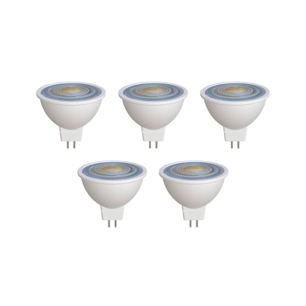 Prios led reflectorlamp gu5. 3 7. 5w 621lm 36° wit 830 set van 5