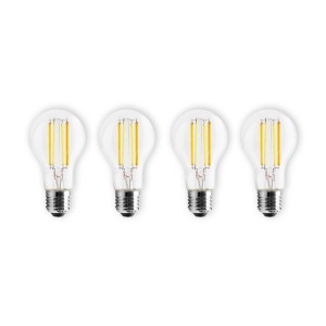 Prios Smart LED Filament E27 7W dimbaar CCT Tuya set van 4