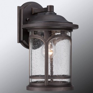 QUOIZEL Buitenwandlamp Marblehead, hoogte 37 cm