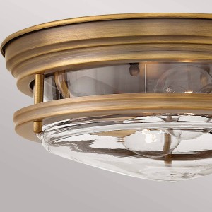 Quintiesse Hadrian buiten plafondlamp, brons/helder