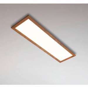 Quitani Aurinor LED paneel, walnoot, 125 cm