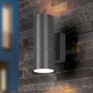 Reality Leuchten Buitenwandlamp Laredo met Up- en downlight