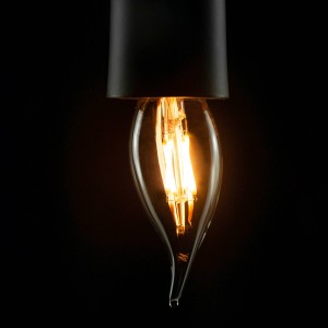 SEGULA LED kaars windstoot E14 3W 2.200K filament