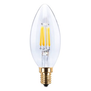 SEGULA LED kaarslamp 24V E14 3W 922 filament dim