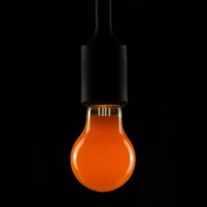 SEGULA LED lamp, oranje, E27, 2 W, dimbaar