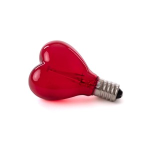 SELETTI E14 1W LED lamp 5V voor Mouse Lamp, rood hart