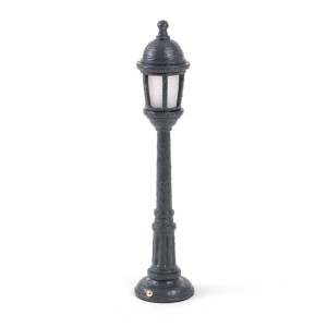 SELETTI LED buiten sfeerlamp Street Lamp met accu, grijs