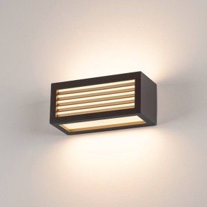 SLV Box L E27 buitenwandlamp, antraciet