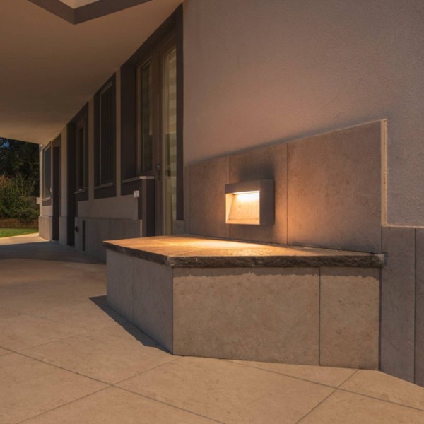 Slv concreto led buitenwandlamp