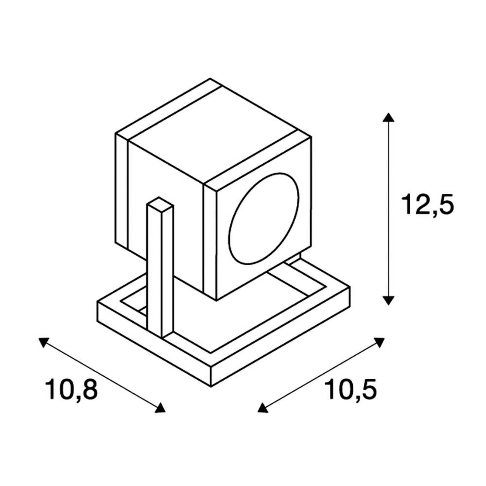 Slv cubix i buitenspot ip44 antraciet