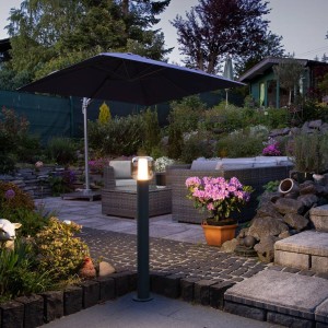 SLV Ovalisk LED tuinpadverlichting CCT, hoogte 100 cm