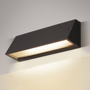 SLV Pema LED buitenwandlamp, CCT, zwart