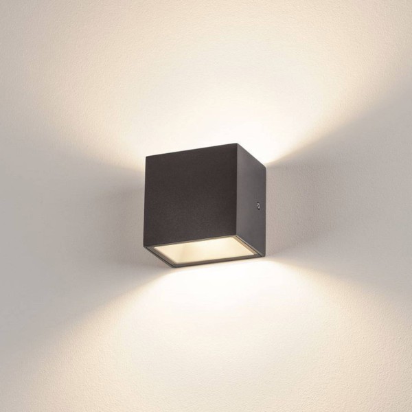 Slv sitra cube led buitenwandlamp