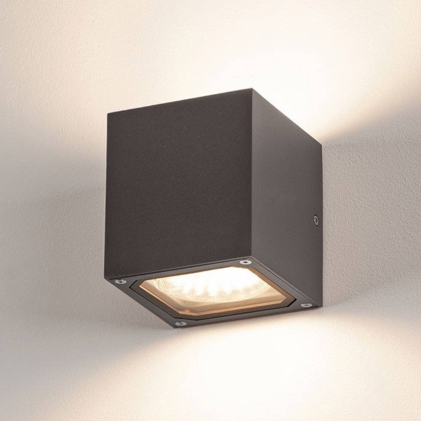 Slv sitra cube buitenwandlamp