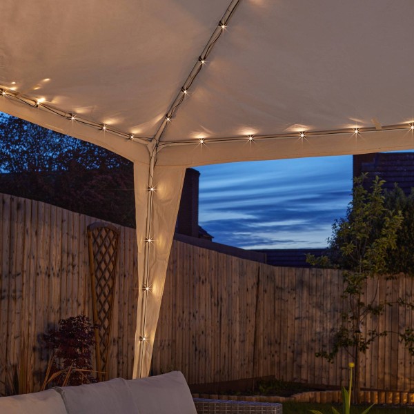 Smart garden led solar-lichtketting gazebo