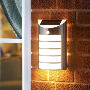 SMART GARDEN LED solar-wandlamp Welcome met sensor 2/pak