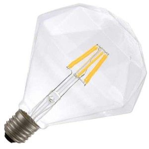 SPL | LED Diamant | Grote fitting E27  | 5.5W Dimbaar