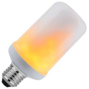 SPL Vlamlamp Flikkerend | LED Buislamp | E27 Grote Fitting 4W