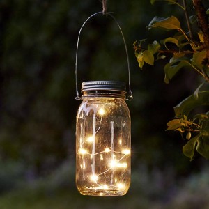 STAR TRADING Jamjar – gave decoratielamp op zonne-energie