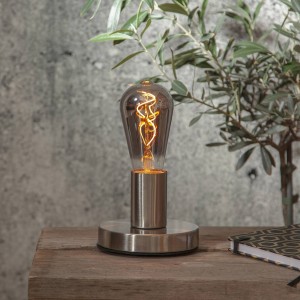 STAR TRADING LED filament lamp ST64 E27 3W 1800K rookglas