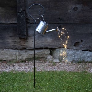 STAR TRADING LED lamp op zonne-energie Dew Drop Water Can