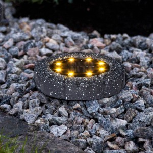 STAR TRADING LED solar-grondspies lamp Lawnlight in set van 2