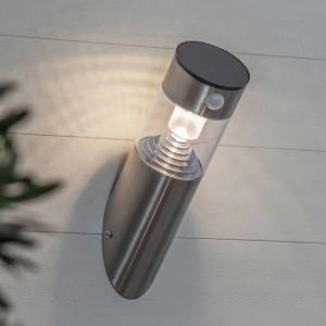 STAR TRADING LED solar-wandlamp Marbella met bewegingssensor