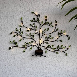 STAR TRADING LED solar-wandlamp Tree of life