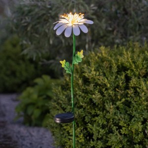 STAR TRADING LED solarlamp Daisy in madeliefjesvorm