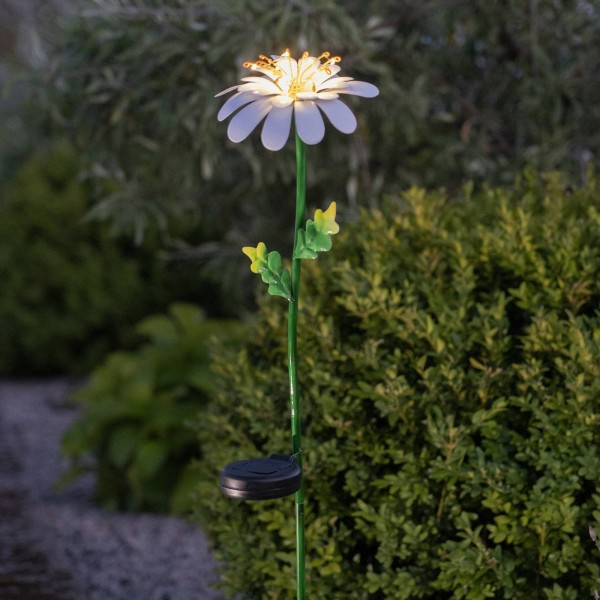 Star trading led solarlamp daisy in madeliefjesvorm