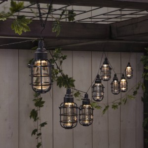 STAR TRADING LED solarlichtketting Cage, 8-lamps