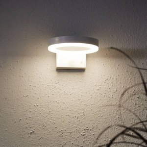 STAR TRADING LED-wandsolarlamp Vidi met bewegingsmelder